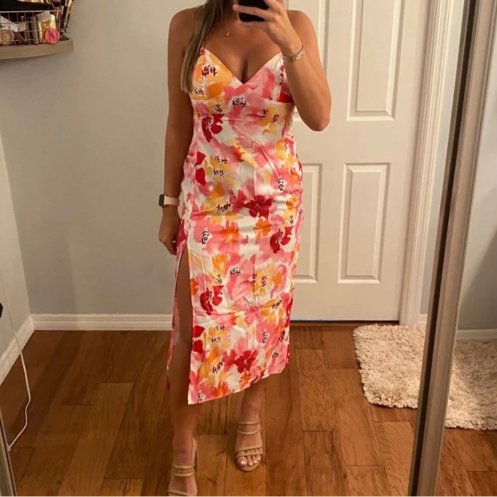 Shein floral dress